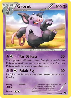 Carte Groret 50/146 – XY