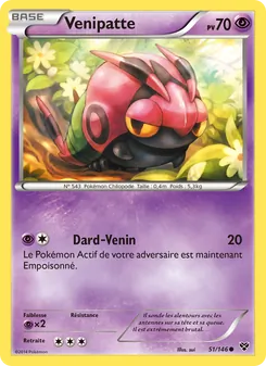 Carte Venipatte 51/146 – XY