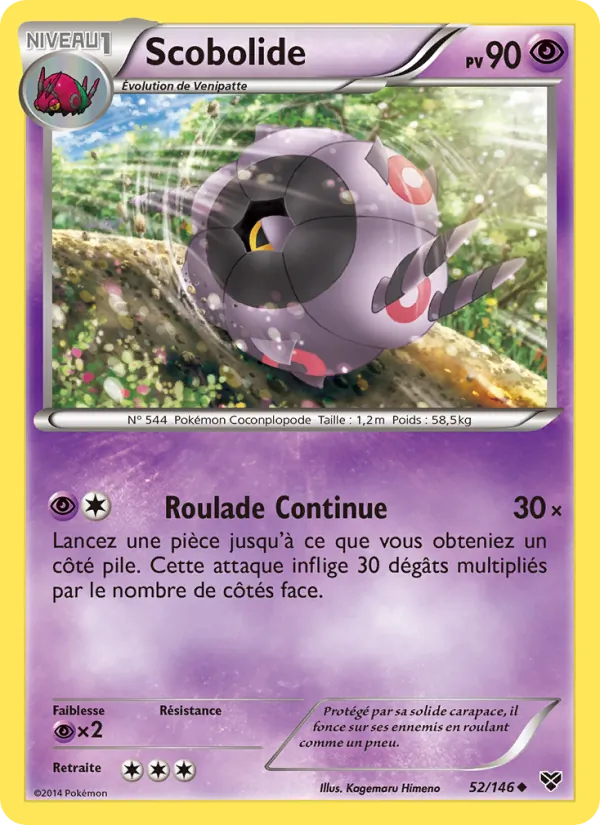 Carte Scobolide 52/146 – XY
