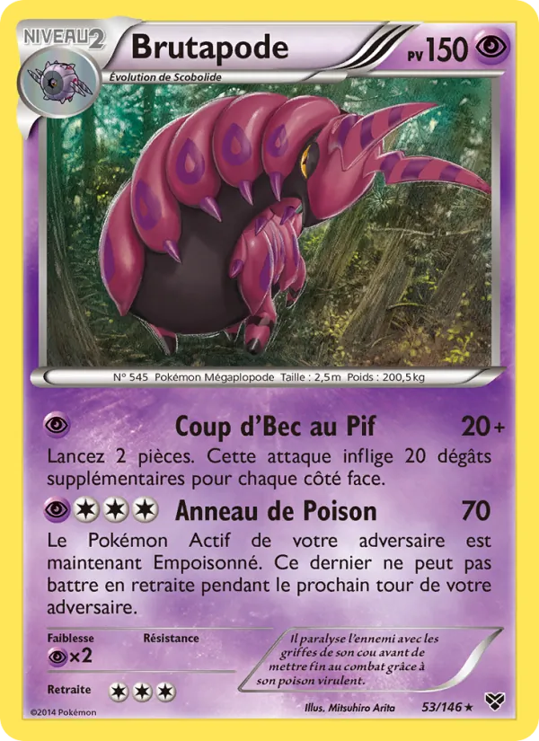 Carte Brutapode 53/146 – XY
