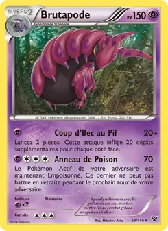 Carte Brutapode 53/146 – XY