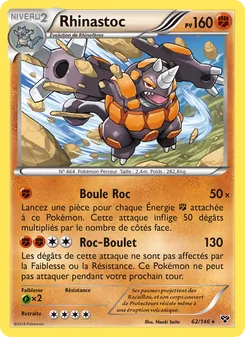 Carte Rhinastoc 62/146 – XY