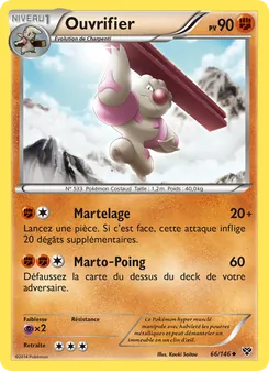 Carte Ouvrifier 66/146 – XY