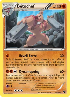 Carte Bétochef 67/146 – XY