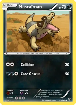 Carte Mascaïman 69/146 – XY