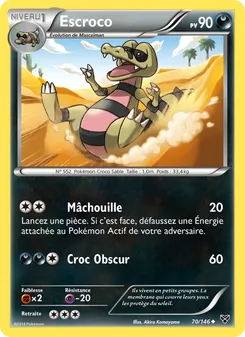 Carte Escroco 70/146 – XY