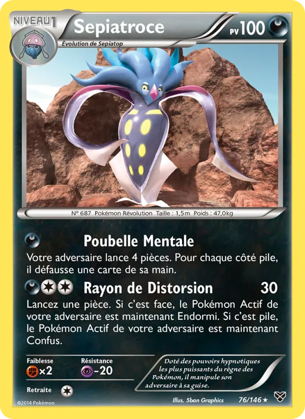 Carte Sepiatroce 76/146 – XY