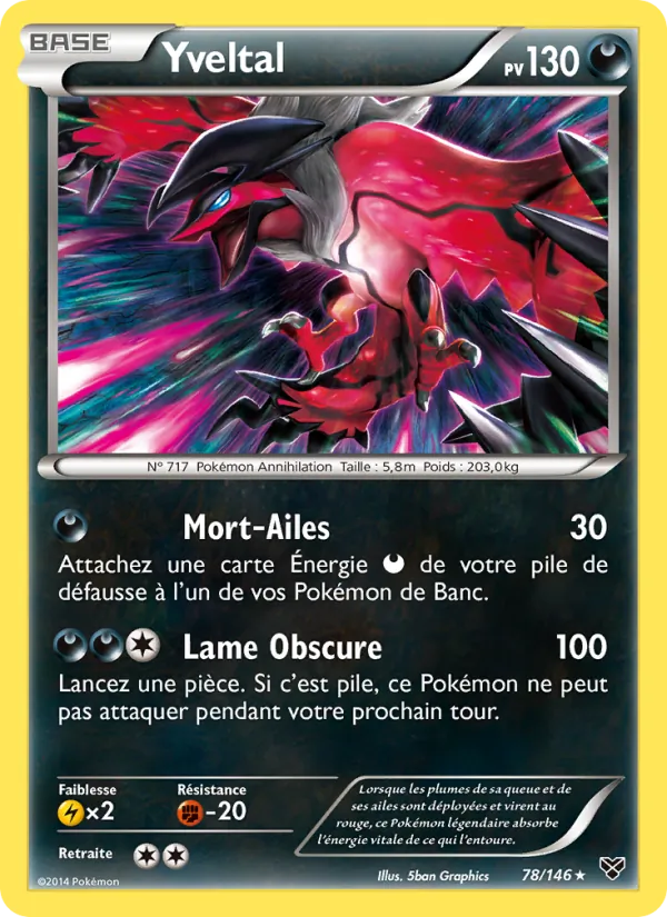 Carte Yveltal 78/146 – XY