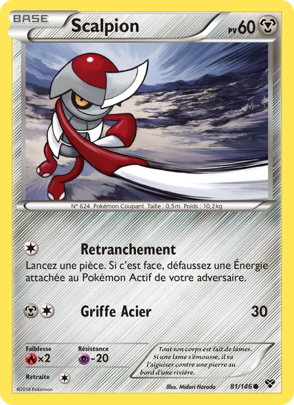 Carte Scalpion 81/146 – XY