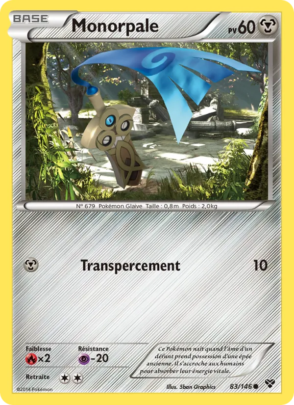 Carte Monorpale 83/146 – XY