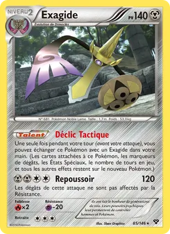 Carte Exagide 85/146 – XY