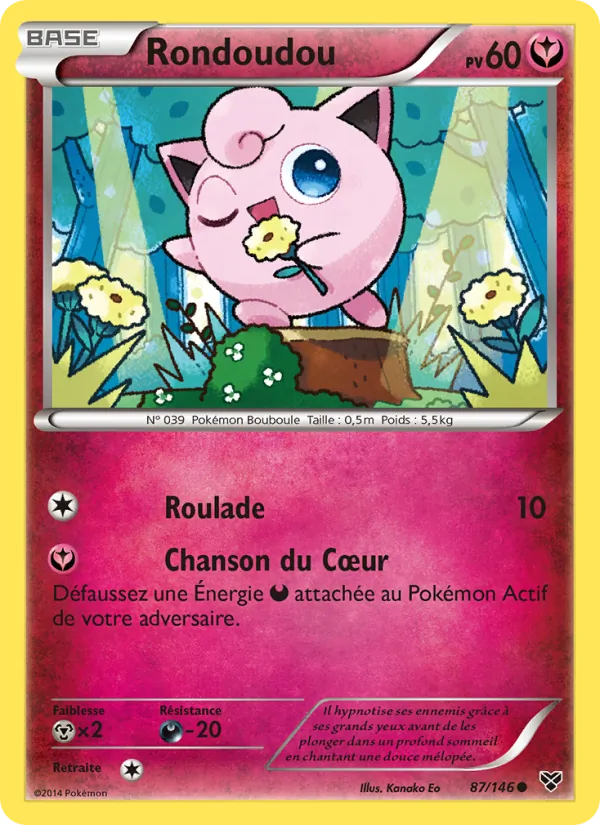 Carte Rondoudou 87/146 – XY