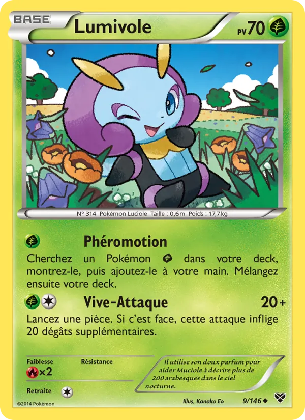 Carte Lumivole 9/146 – XY