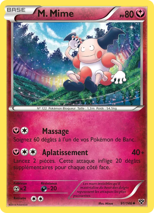 Carte M. Mime 91/146 – XY
