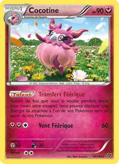 Carte Cocotine 93/146 – XY