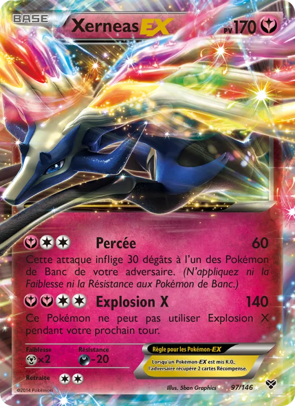 Carte Xerneas EX 97/146 – XY