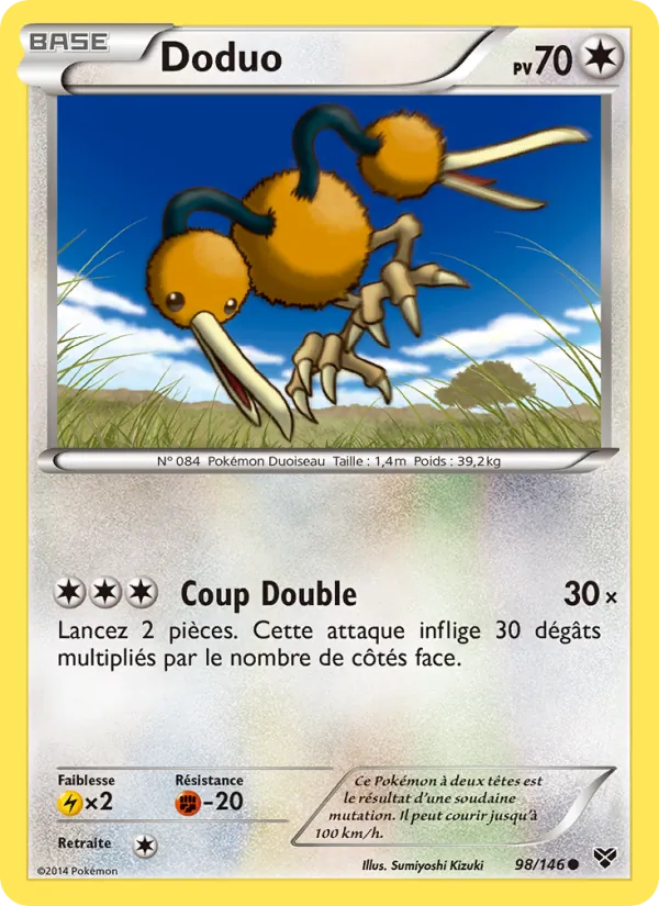 Carte Doduo 98/146 – XY