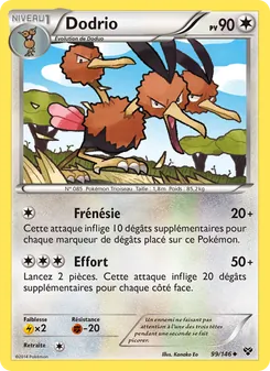Carte Dodrio 99/146 – XY