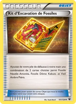 Carte Kit d'Excavation de Fossiles 101/124 – Impact des Destins