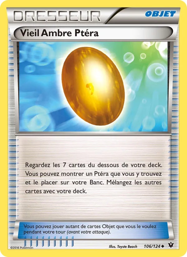 Carte Vieil Ambre Ptéra 106/124 – Impact des Destins