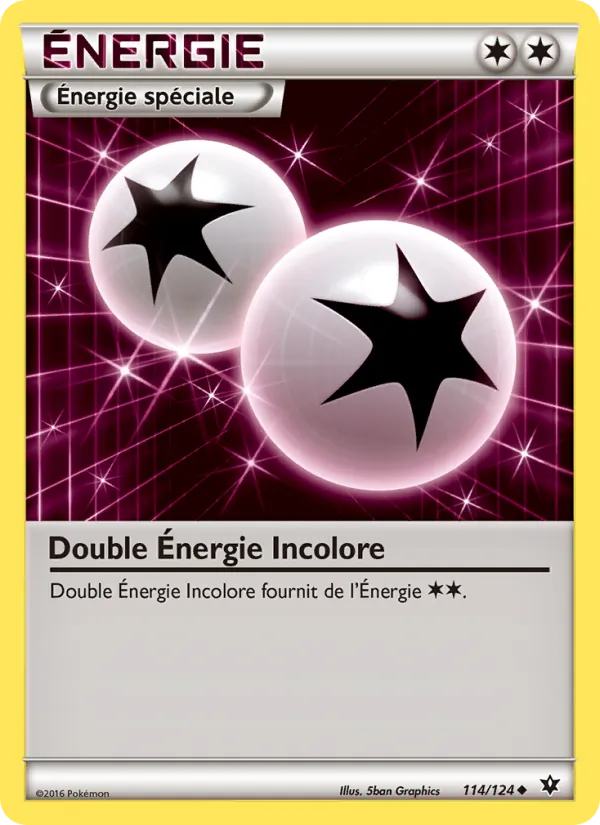 Carte Double Énergie Incolore 114/124 – Impact des Destins