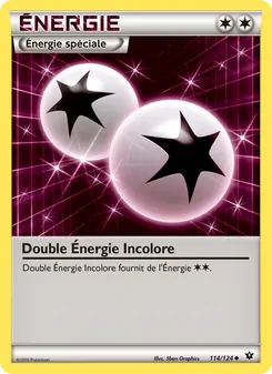 Carte Double Énergie Incolore 114/124 – Impact des Destins