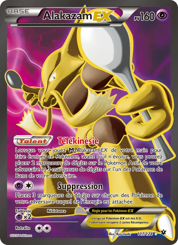 Carte Alakazam EX 117/124 – Impact des Destins