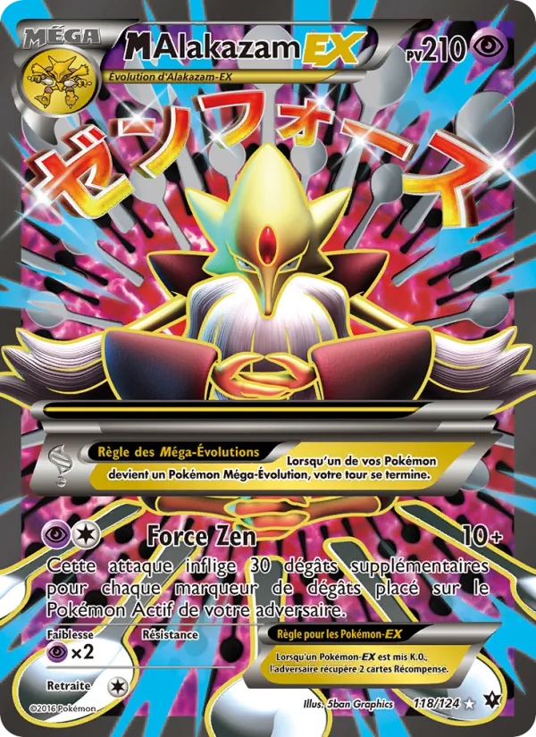 Carte M-Alakazam EX 118/124 – Impact des Destins