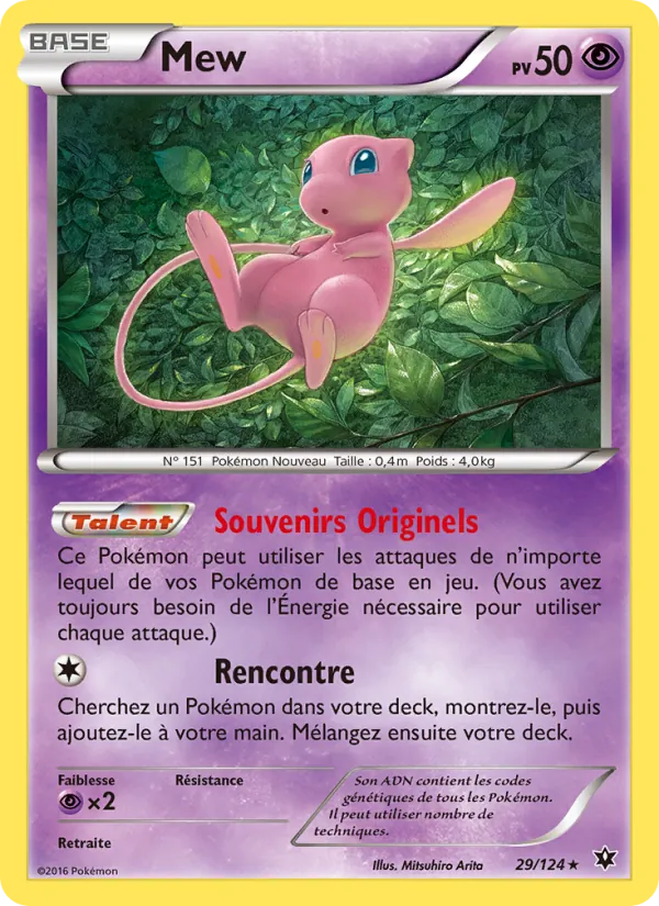 Carte Mew 29/124 – Impact des Destins