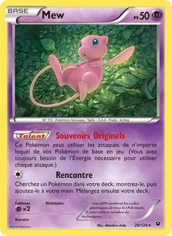 Carte Mew 29/124 – Impact des Destins