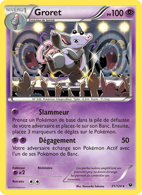 Carte Groret 31/124 – Impact des Destins