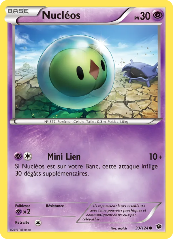 Carte Nucléos 33/124 – Impact des Destins