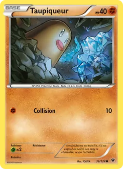 Carte Taupiqueur 36/124 – Impact des Destins