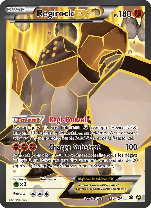 Carte Regirock EX 43/124 – Impact des Destins