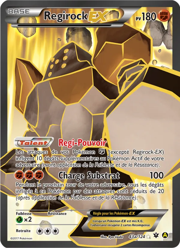 Carte Regirock EX 43a – Impact des Destins