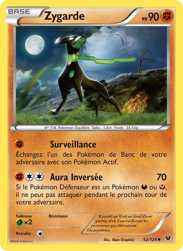 Carte Zygarde 52/124 – Impact des Destins