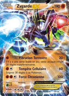 Carte Zygarde EX 54/124 – Impact des Destins