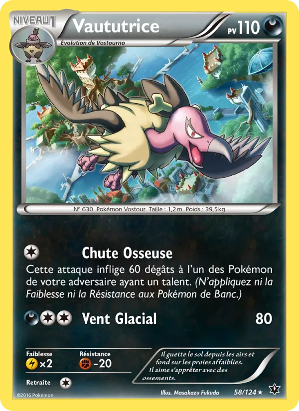 Carte Vaututrice 58/124 – Impact des Destins