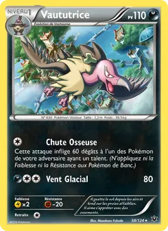 Carte Vaututrice 58/124 – Impact des Destins