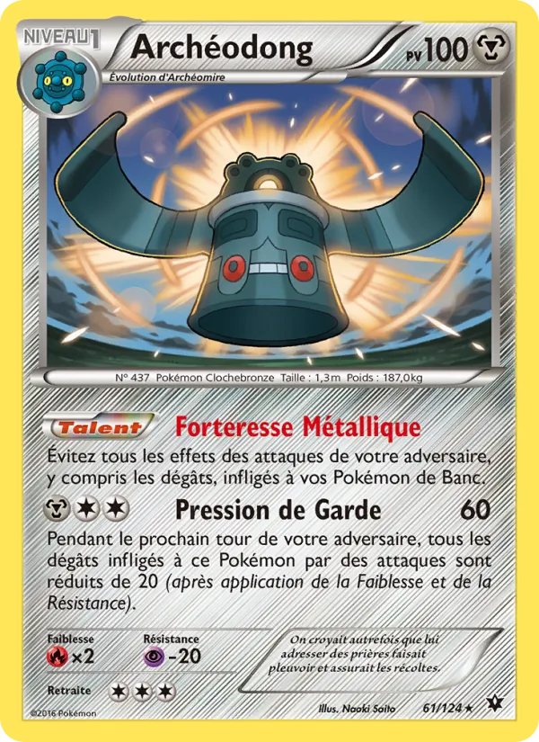 Carte Archéodong 61/124 – Impact des Destins