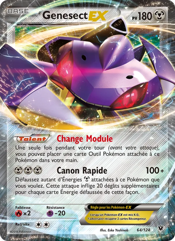 Carte Genesect EX 64/124 – Impact des Destins