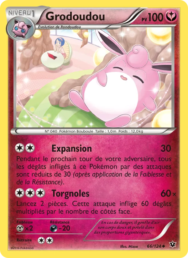Carte Grodoudou 66/124 – Impact des Destins