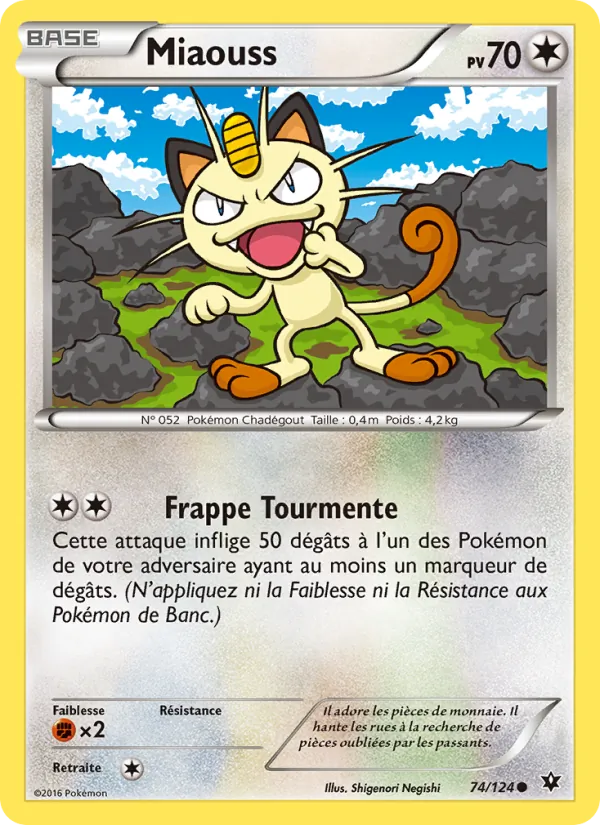 Carte Miaouss 74/124 – Impact des Destins