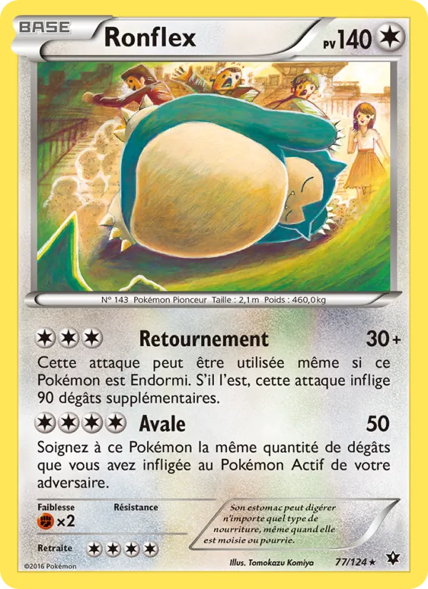 Carte Ronflex 77/124 – Impact des Destins