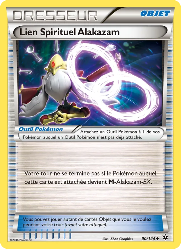 Carte Lien Spirituel Alakazam 90/124 – Impact des Destins