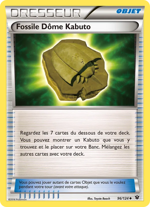 Carte Fossile Dôme Kabuto 96/124 – Impact des Destins