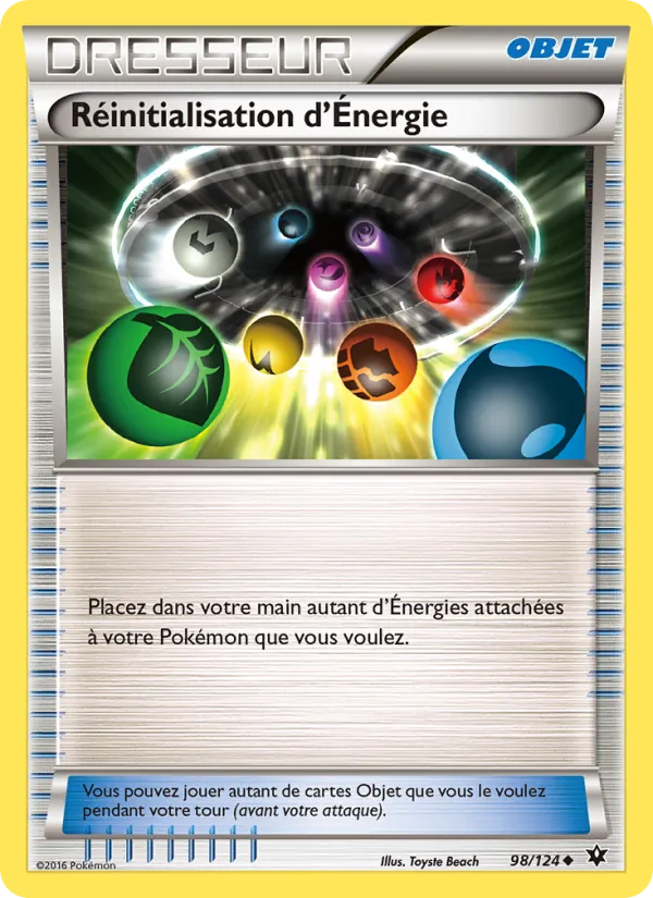 Carte Réinitialisation d'Énergie 98/124 – Impact des Destins