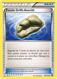 Carte Fossile Griffe Anorith 100/114 – Offensive Vapeur