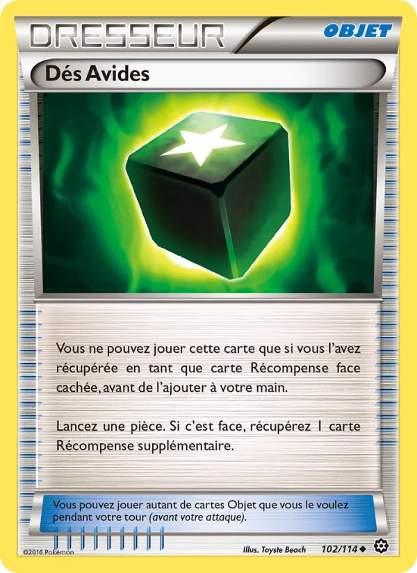 Carte Dés Avides 102/114 – Offensive Vapeur