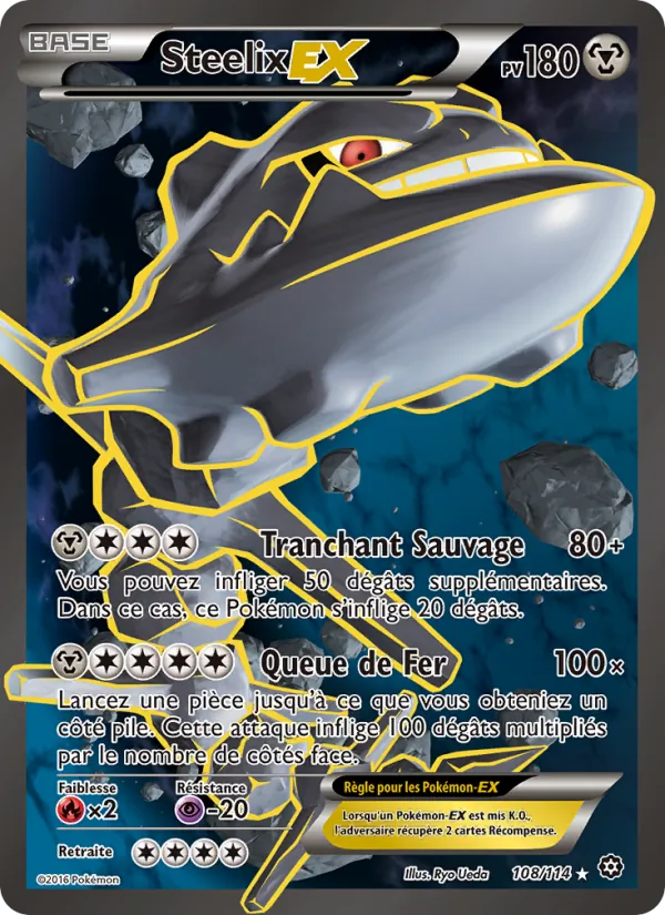 Carte Steelix EX 108/114 – Offensive Vapeur